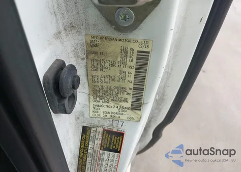 2018 Nissan Frontier S from USA, damaged, VIN 1N6BD0CT6JN742648